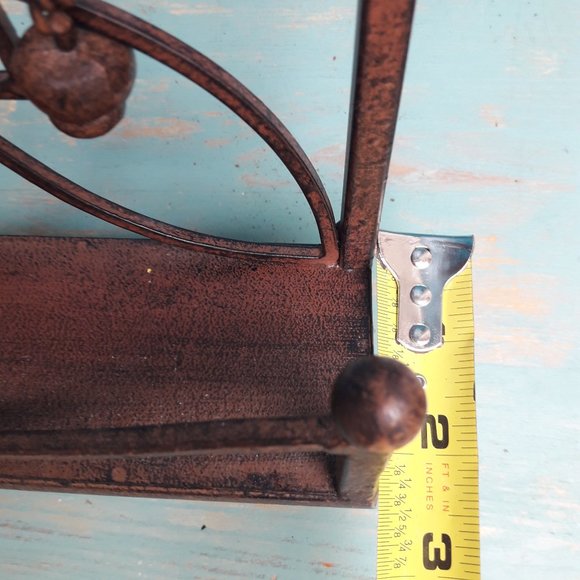 Metal Cook Book Display Stand Kickstand Page Holder Chain with Weights Vintage - Picture 4 of 12